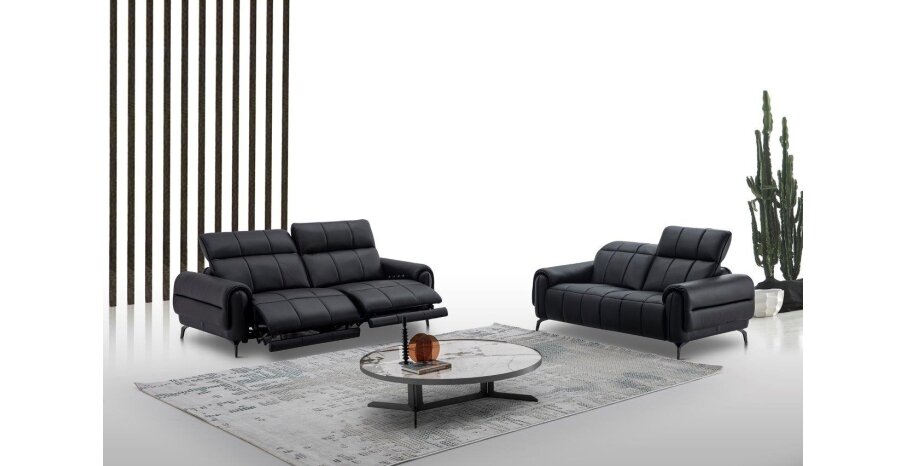 מערכת ישיבה דגם PARIS מעור ספה  מעור תלת מושבי 300 ס