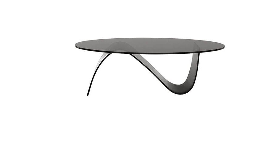 שולחן קפה דגם ALISSA שולחן סלון מזכוכית 