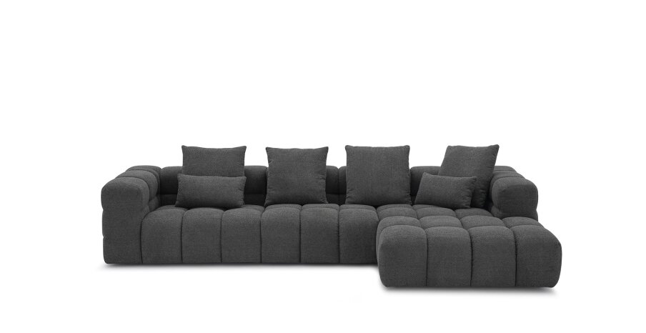 מערכת ישיבה דגם ALPS מבד ספה מבד תלת מושבי 300ס