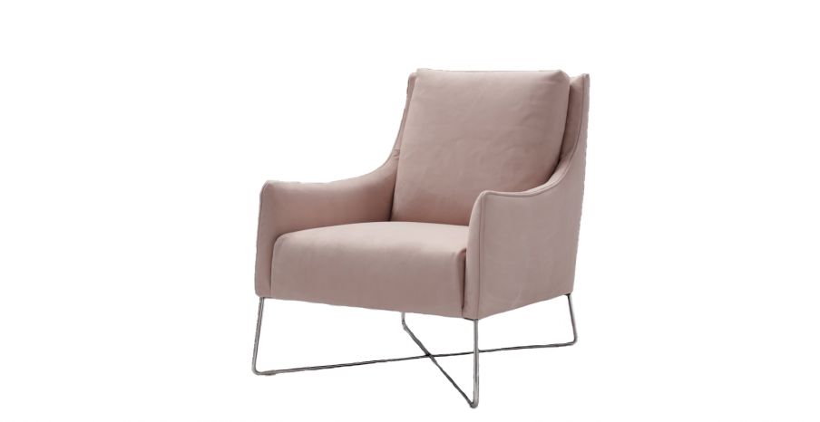 כורסא דגם CAMILLA מעור / בד כורסא מעוצבת מבד