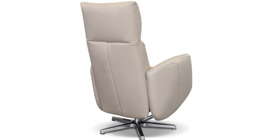 כורסאת טלוויזיה דגם LINCOLEN מעור/ בד כורסאת ריקליינר מעור + 2 מנועים חשמליים