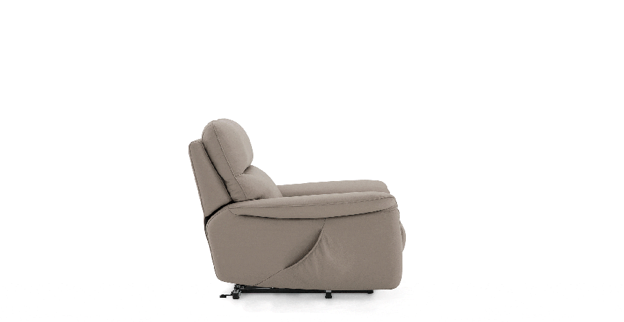 כורסא דגם MIKE כורסאת ריקליינר מעור / בד