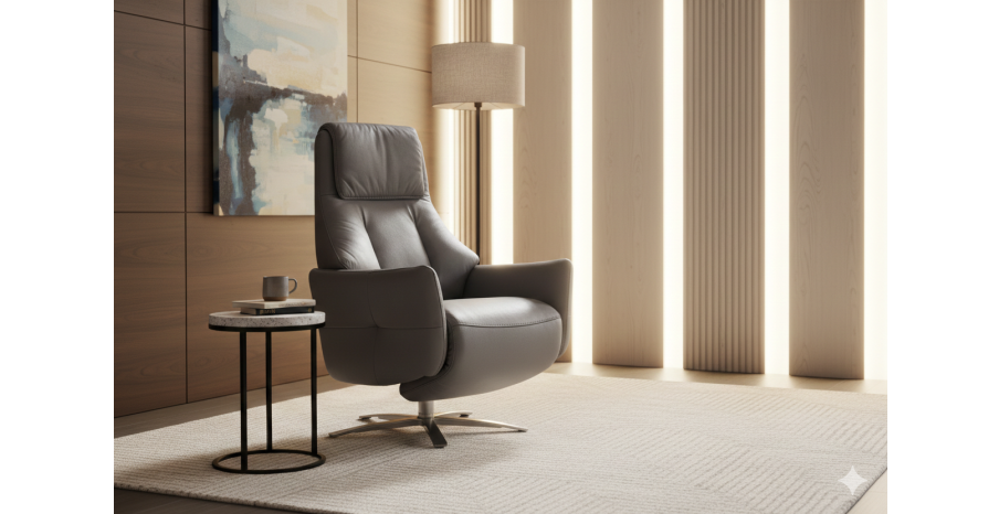 כורסא דגם BERLIN כורסאת ריקליינר מעור