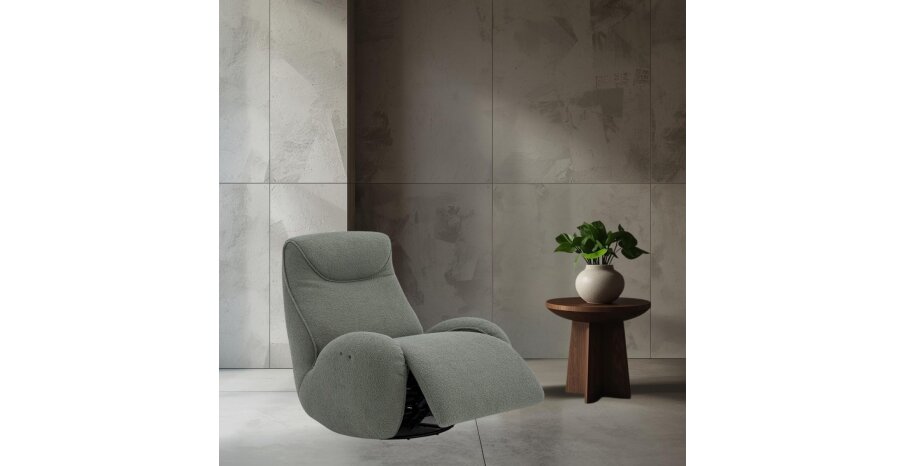 כורסא דגם CLOUDY כורסא ריקליינר מעוצבת מבד / עור