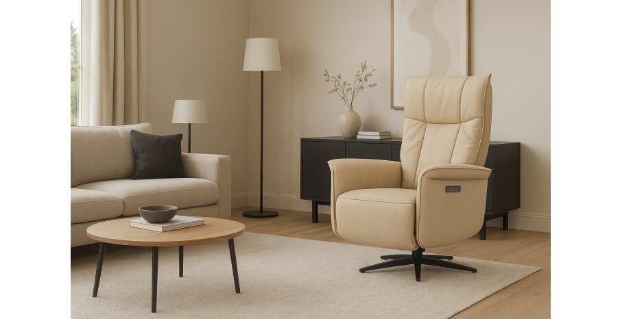 כורסא דגם QUEEN כורסאת ריקליינר מעור