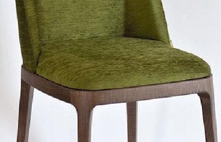 כסא מרופד ירוק