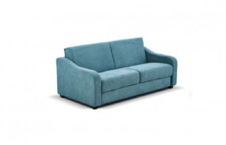 ספת עור תכלת לסלון