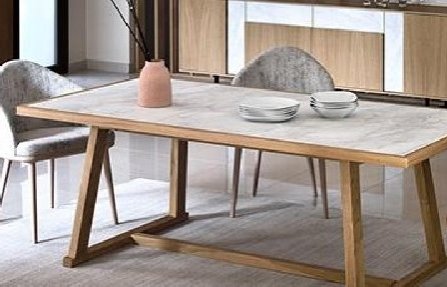 שולחן אוכל חום