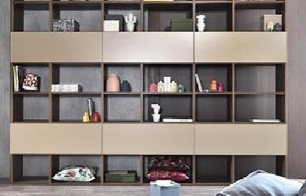 שידת מעץ עם שטח איחסון Module bookcase